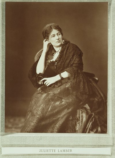 Juliette Adam, geb. Lamber (1836-1936), aus 
